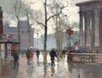  Place de Madeleine, apres la pluie